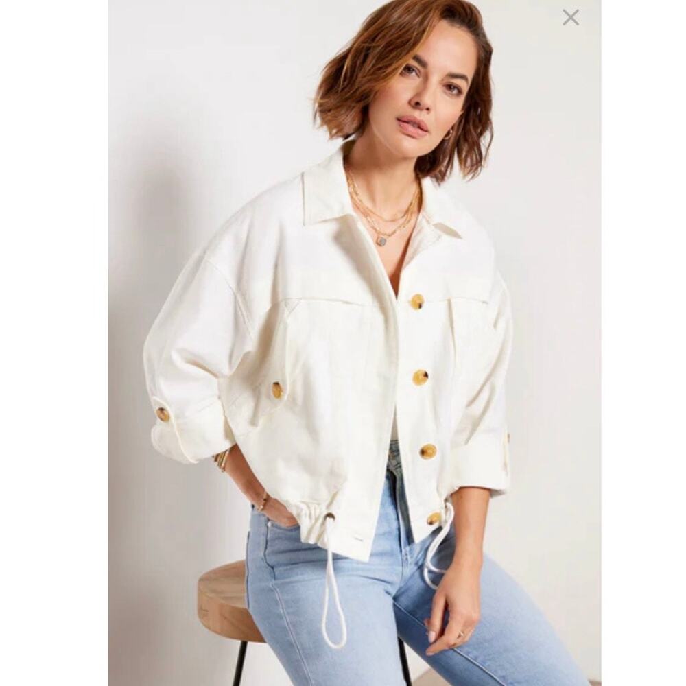 Blank NYC Great Catch Utility Jacket S